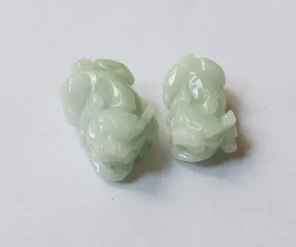 Mặt tỳ hưu PT vân xanh A+++++(27gr)(GCN1708) FS6632-F2-9990