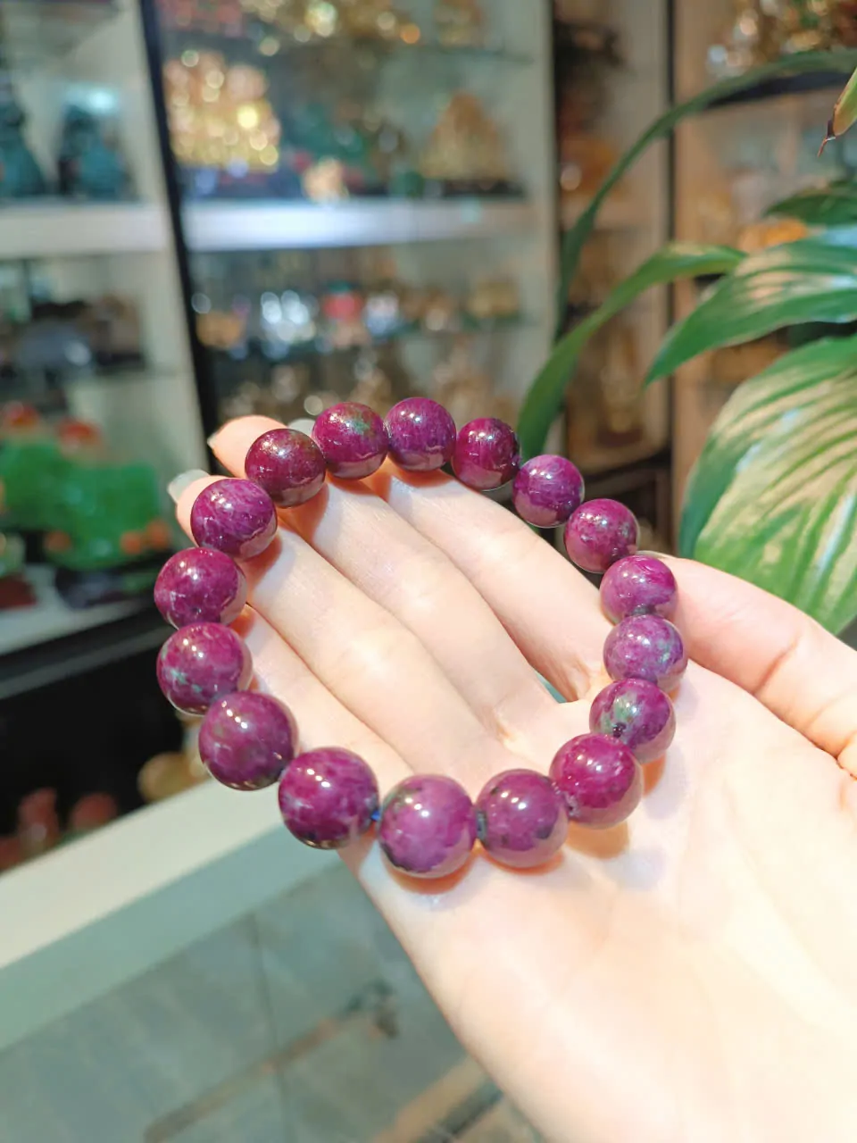 Chuỗi Ruby xanh đỏ A+ Nam Mỹ (64.3g) S6245-S5-13632